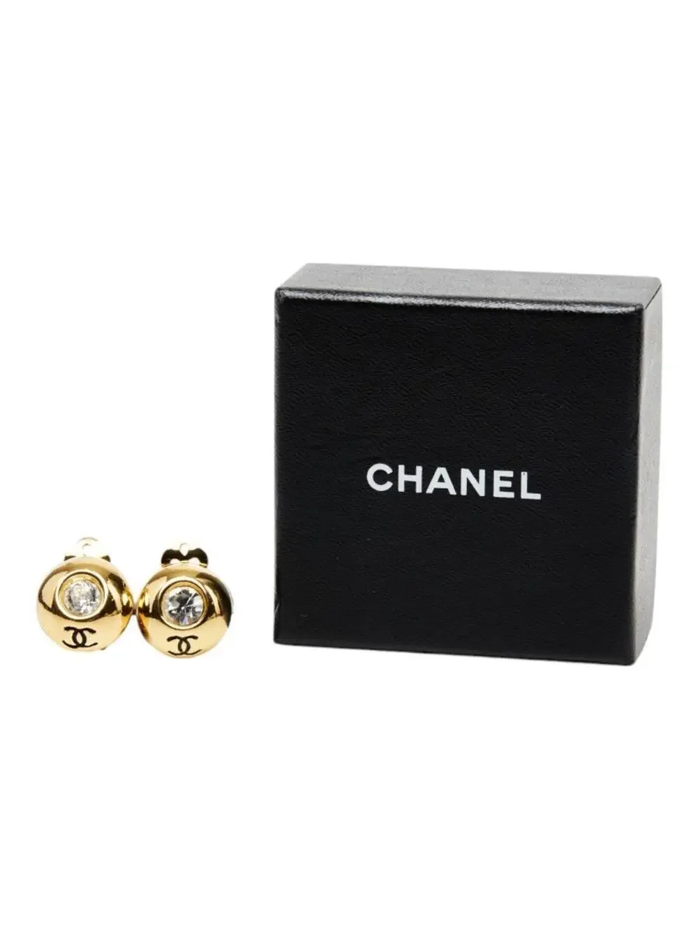 Chanel Cc Logo Clip-On Earrings Metal #276399C55B